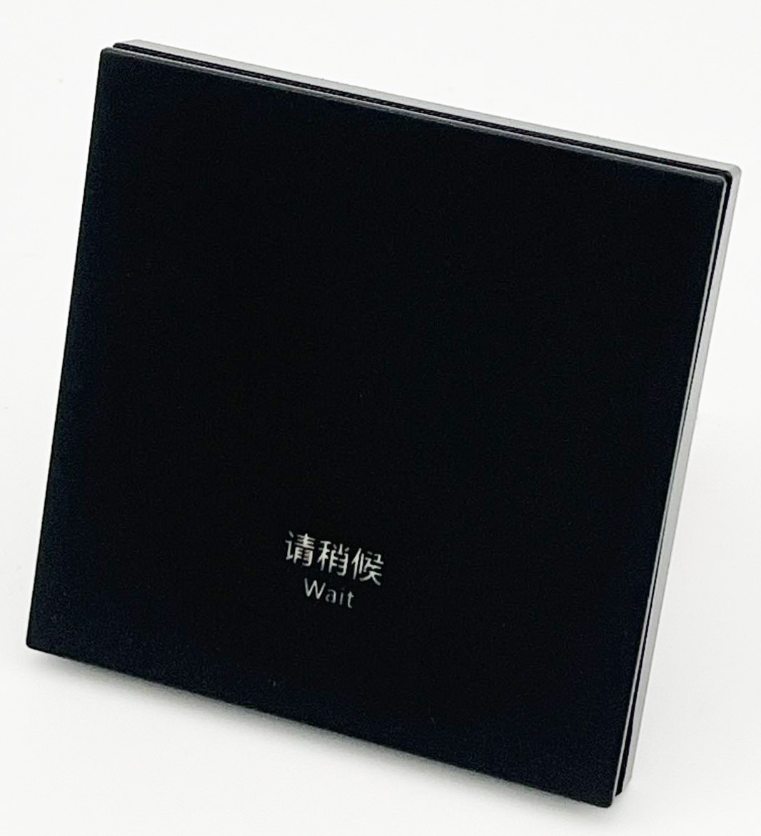 L530拉丝黑 一位12V干接点开关 一开/一位12V-485通讯 一开