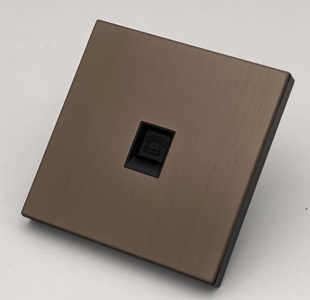 L530复古铜 电话插座